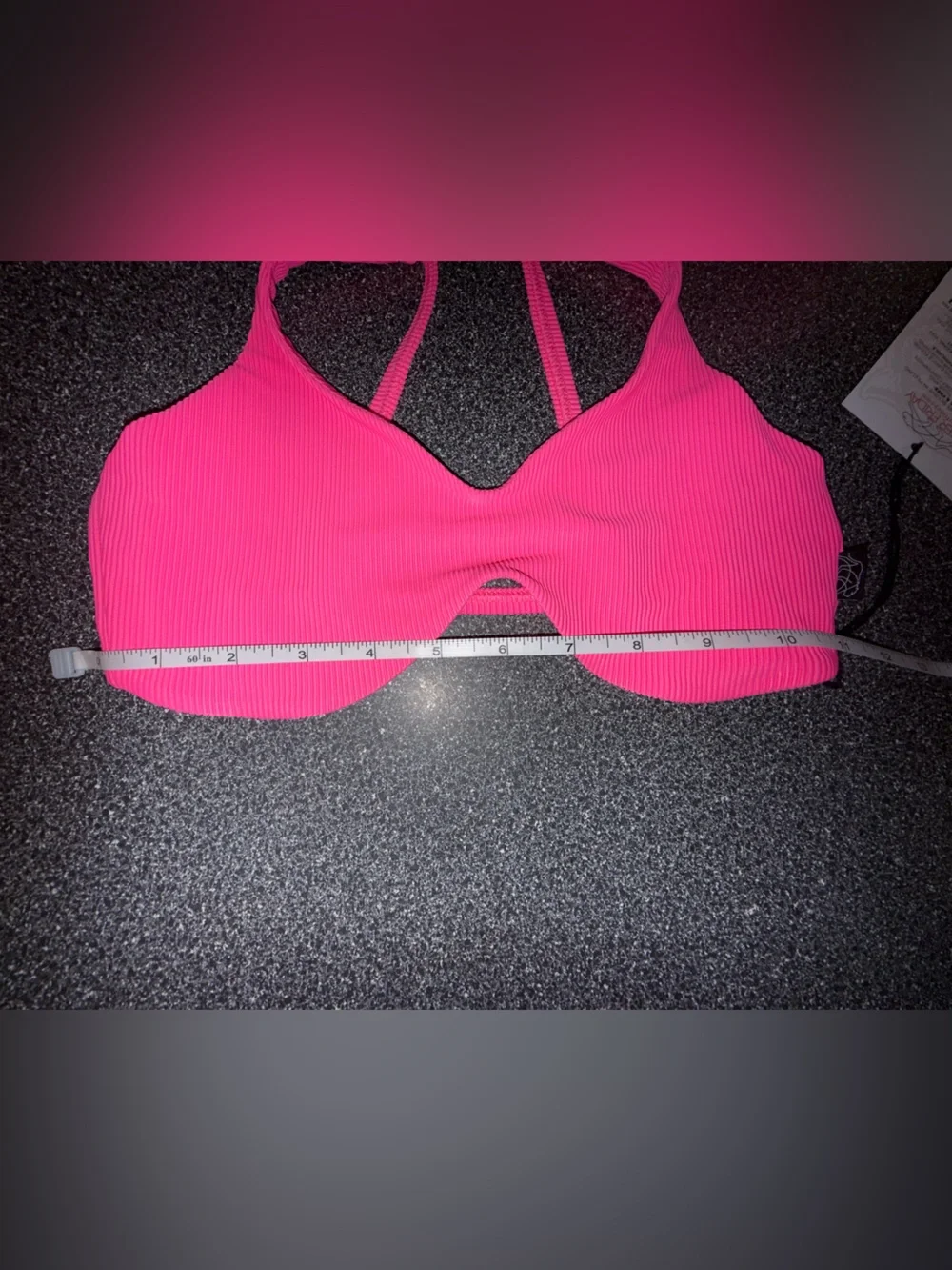 Tiger Friday NWT! Dance Bra Top Hot Pink Size Adult X-Small